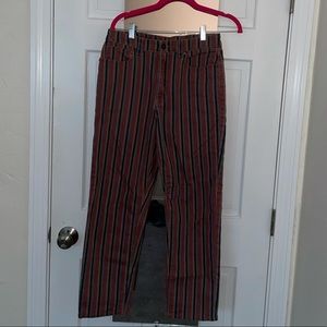 American Eagle Outfitters Striped Mom Jean